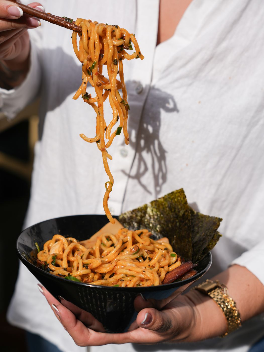 Noodles photographed by Pivo Creative