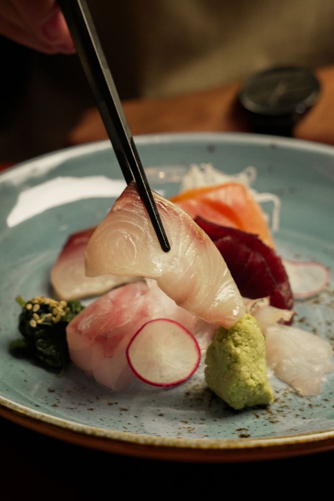 Sashimi photographed by Pivo Creative